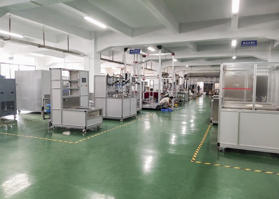卫浴性能试验机车间